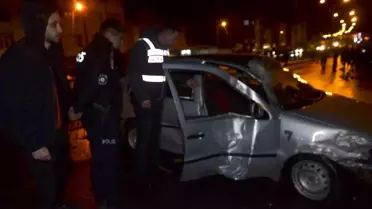 Buzlanma nedeniyle kaygan yol