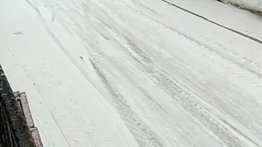 Denizli'de Buzlu Yol Felaketi: Kamyonet Kontrolsüz Kaydı