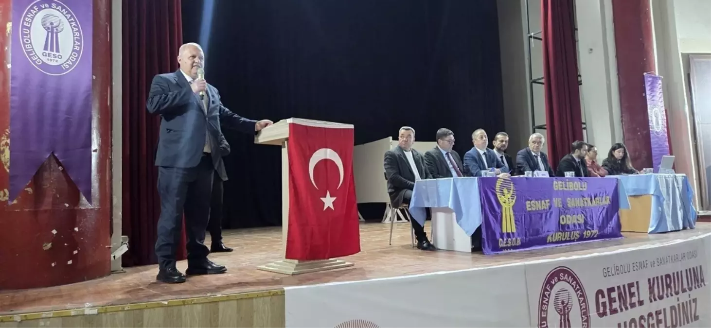 Ahmet Nalbant Tek Aday Olarak Gelibolu Esnaf ve Sanatkarlar Odası Başkanlığına Seçildi