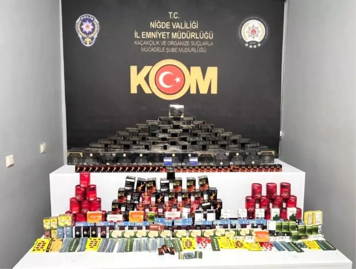 Niğde’de 875 Bin Makaronla Kaçakçılık Operasyonu: 2 Şüpheli Yakalandı