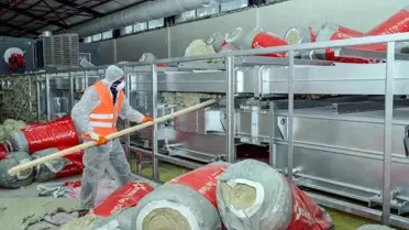 Fabrika montajı sırasında fırınlar