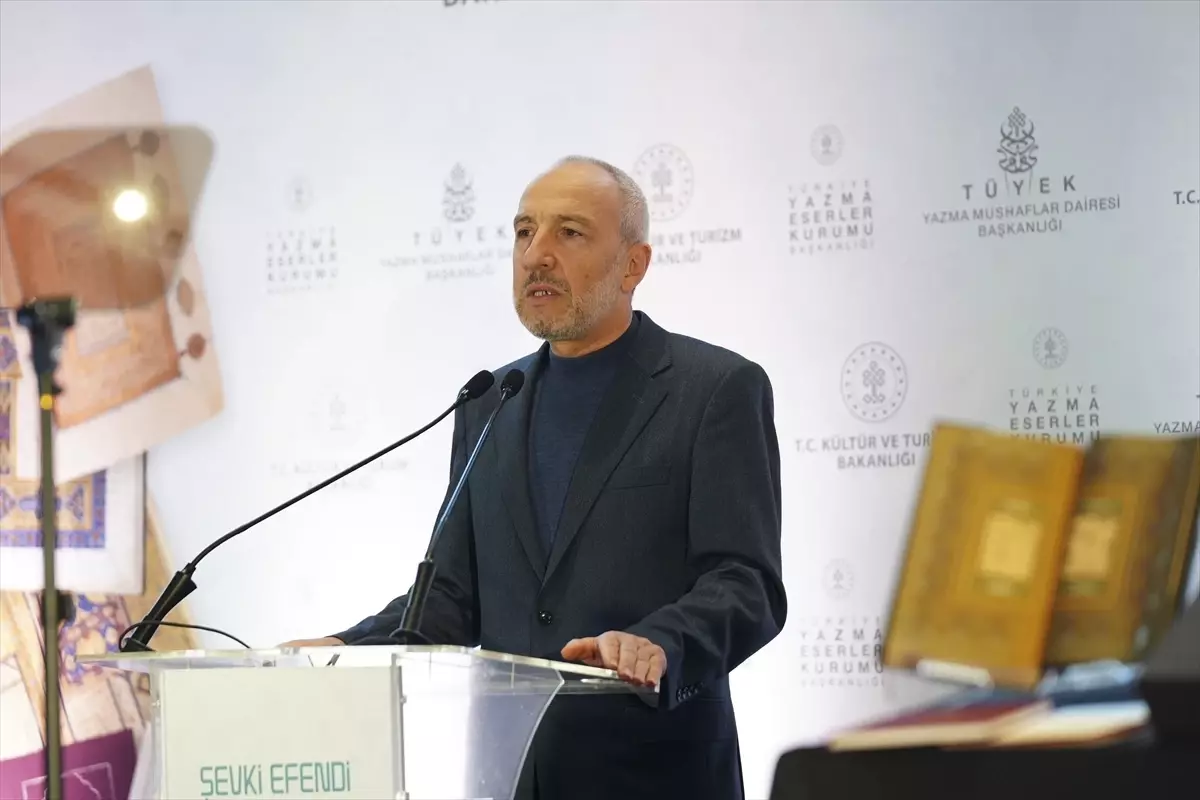 Şevki Efendi'nin Eşsiz Nesih Hattıyla Yazdığı Mushaf-ı Şerif Sergilendi