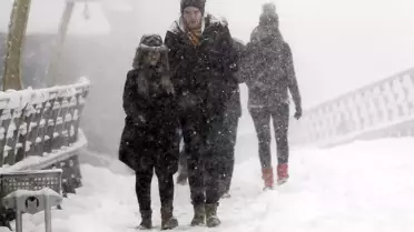 İstanbul’da kar yağışı