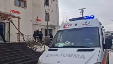 Olay yerinde çekilen güvenlik kamerası görüntüsü