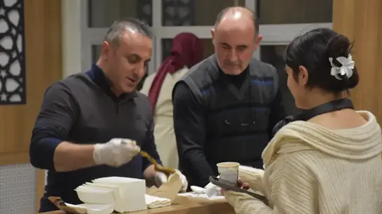 Masada sıcak herle ikramı