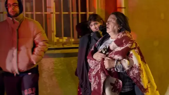 Yangın sırasında itfaiye ekipleri