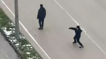 Sopa ile saldırı anı