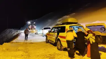 Hamile kadına yardım ekipleri