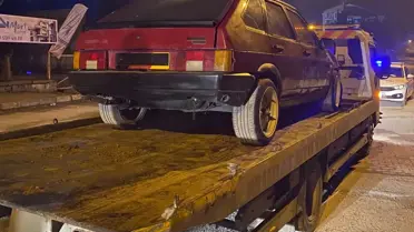 Ehliyetsiz sürücünün ceza tutanağı