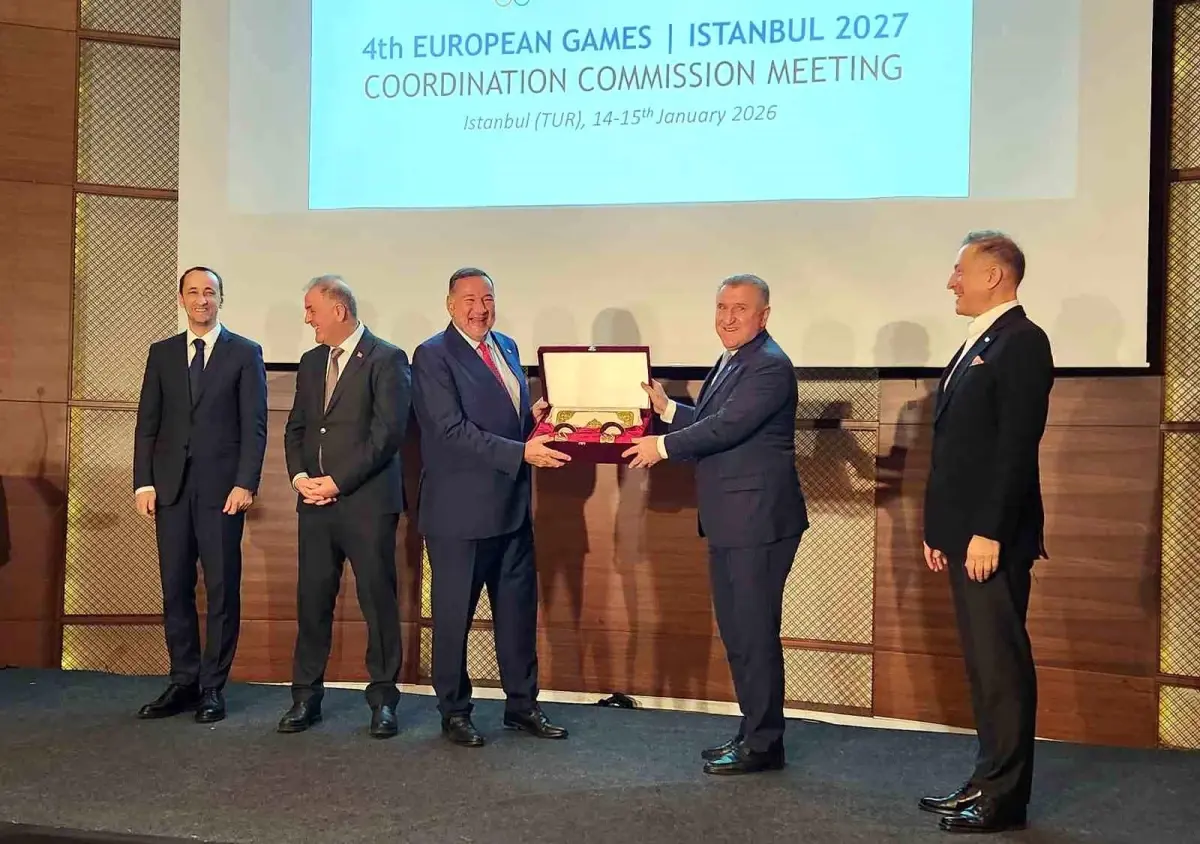 İstanbul'da 2027 Avrupa Oyunları Koordinasyon Komisyonu Toplantısı Resmi Açıldı