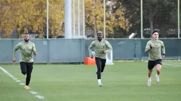 Alanyaspor ve Fenerbahçe maçına hazırlık antrenmanı