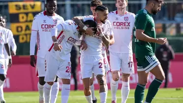 Samsunspor'un golleri anında saha görüntüsü