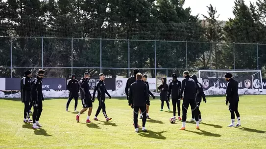 Gaziantep FK antrenman görüntüsü