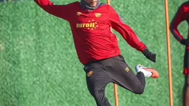 Göztepe antrenman sahasında