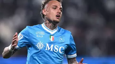 Napoli ve Parma maçından anlık görüntü