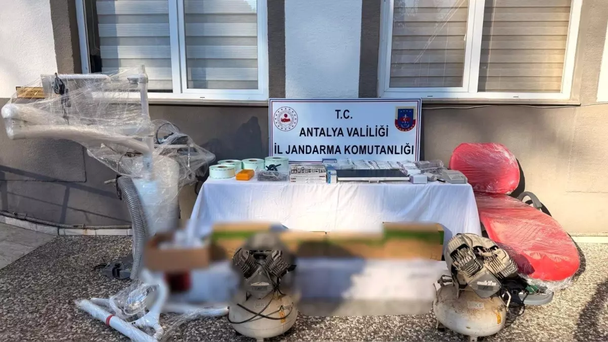 Manavgat’ta Sahte Diş Malzemeleri Operasyonu: Diplomasız Tedaviler Açığa Çıktı