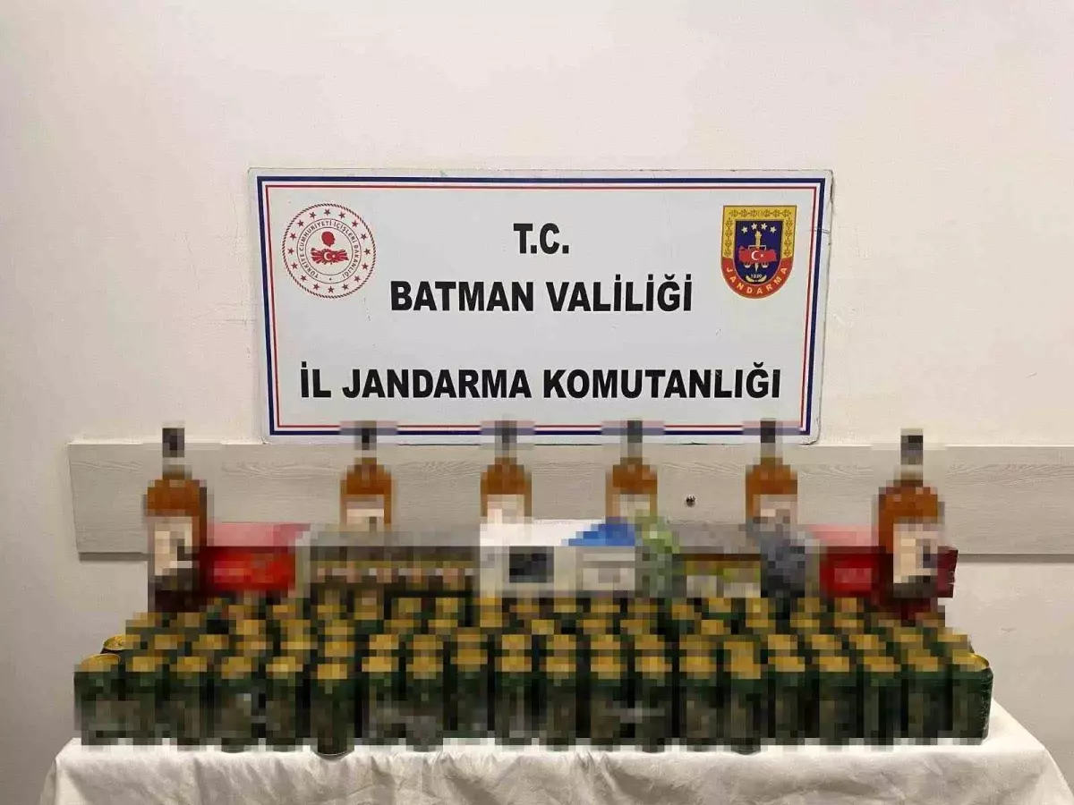 Batman’da Jandarma Operasyonu: Kaçak Ürün ve Silah Ele Geçirildi