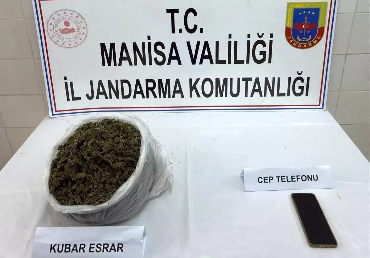 Manisa’nın Gördes İlçesinde 2,3 Kg Kubar Esrar Ele Geçirildi