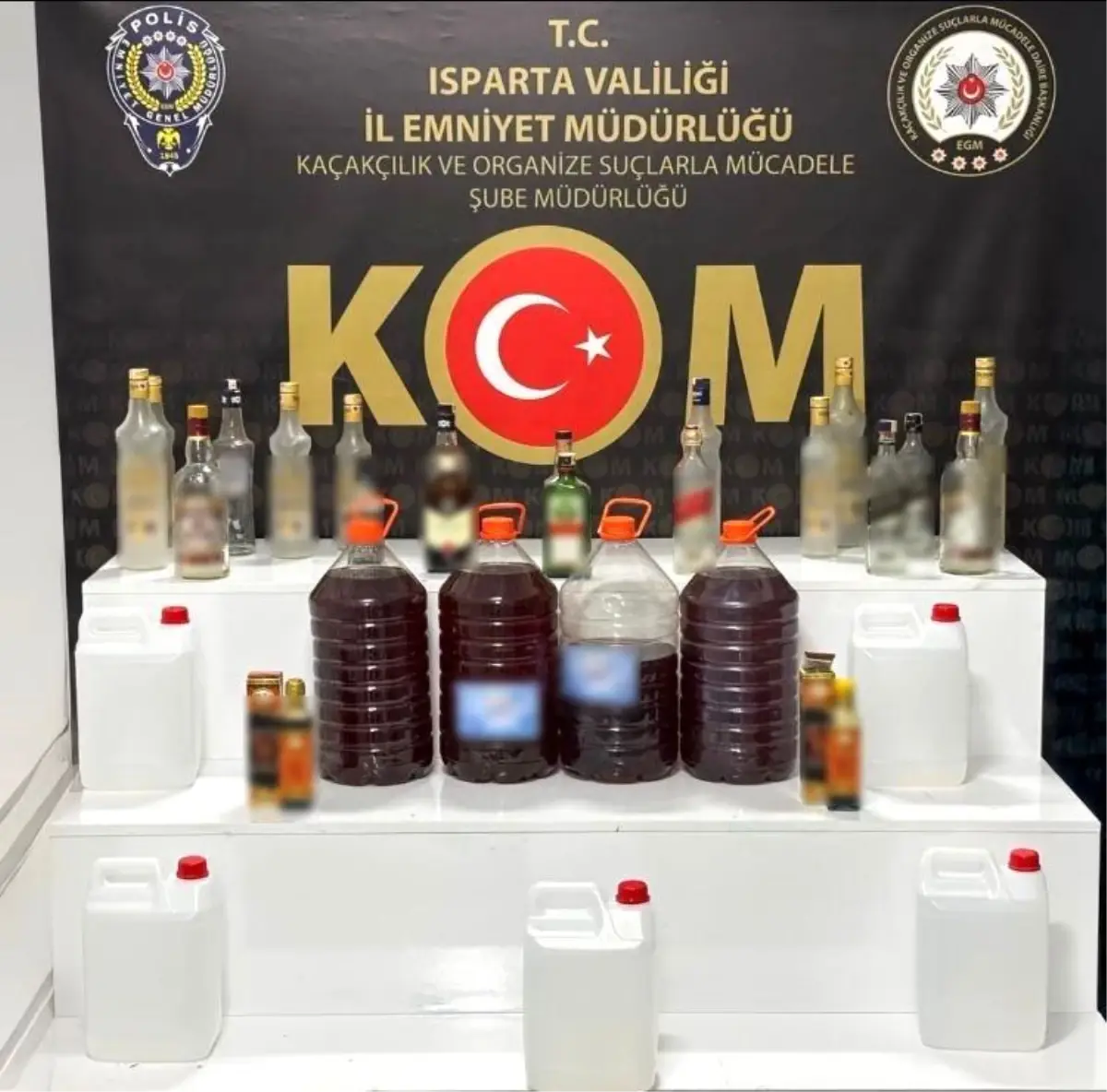 Isparta’da Kaçak Alkol ve Sigara Ticareti Büyük Operasyonla Çökertildi