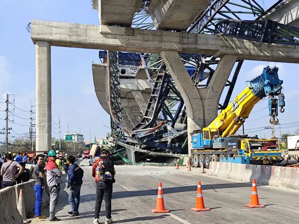 Bangkok Çevresinde İki Gün İçinde Ard Arda İki Vinç Kazası: 2 Ölüm, 5 Yaralı
