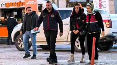 İnegöl'de yakalanan kadın suçlu