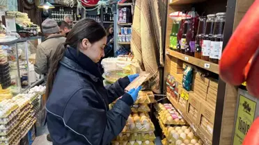 Denetim sırasında el konulan uygunsuz bakliyat ürünleri