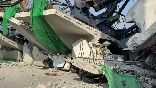 Vincin çöküşü sonrası sahne