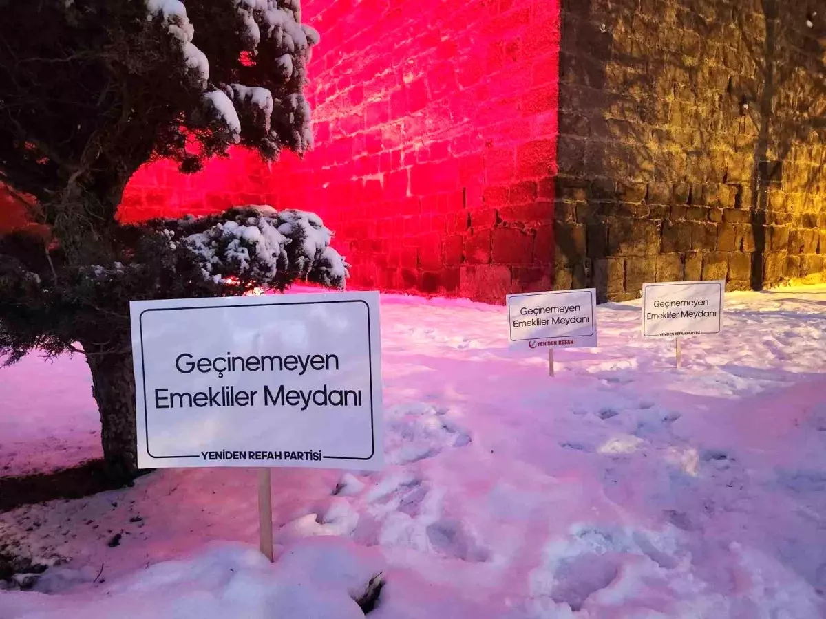 Kayseri'de Emeklileri Göz Önünde Bulunduran Yeni Meydan Önerisi