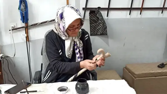 Devrek bastonunun detaylı fotoğrafı