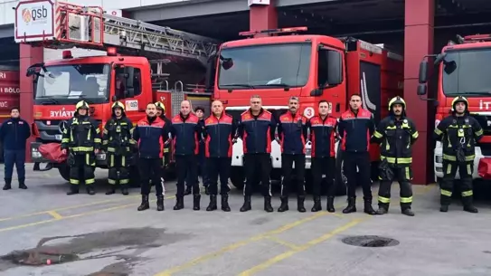 Kayseri OSB İtfaiyesi ekipmanları ve eğitim sahası