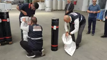 Denetim sırasında çekilmiş fotoğraf