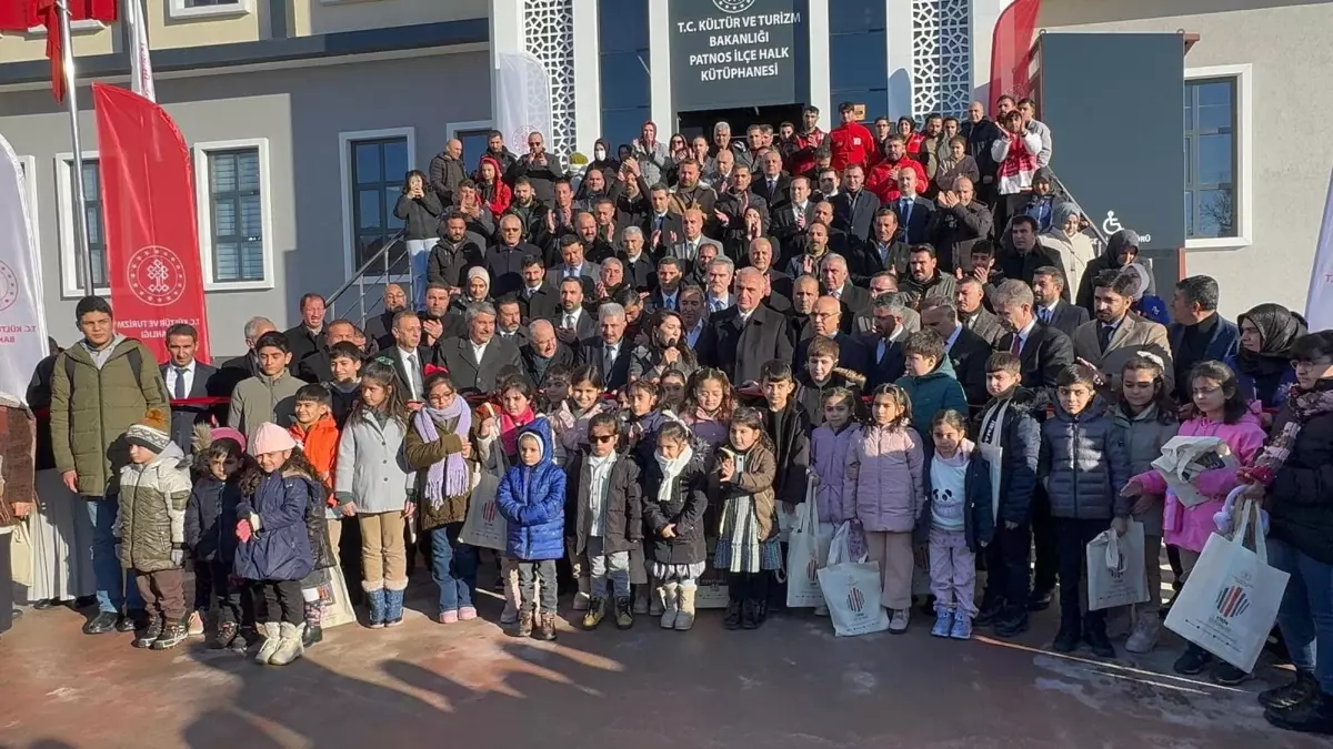 Patnos’ta 5.780 m² Kapasiteyle Açılan Modern Kütüphane