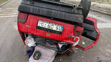 Tavşanlı’da Sürücü Kontrolünü Kaybederek Ağaca Çarptı, Yaralı Tedavi Edildi