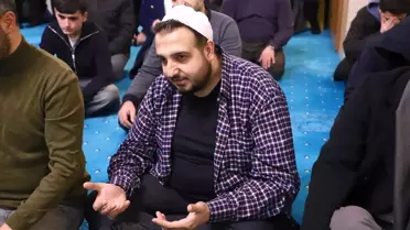 Miraç Kandili programından sahne görüntüsü