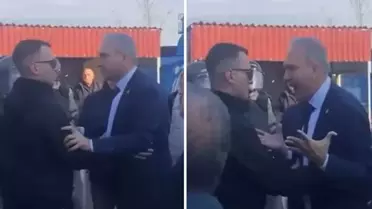 Jandarma ekipleri ve protestocular