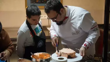 Hazırlanan renkli pasta örnekleri