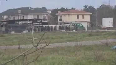 Yangın anındaki fotoğraf