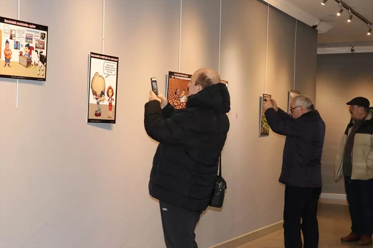 Trabzon’da Tamer Küçük’ten Karikatür Şöleni: Karadeniz İncelemeleri 2 Açıldı