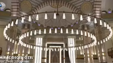 Miraç Kandili canlı yayını için hazırlıklar