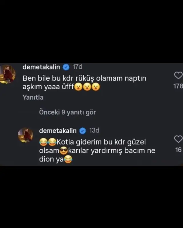 Sosyal medyada paylaşılan yorum ekran görüntüsü