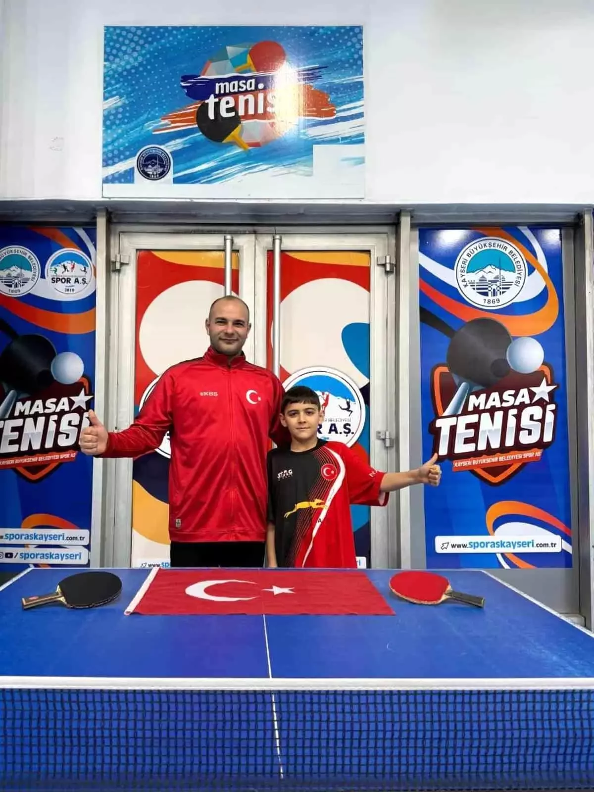 Kayseri'li Masa Tenisi Yıldızı Kemal Kashoush, Milli Takım Gelişim Kampına Davet Edildi