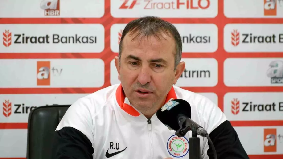 Rizespor'un 2-0 Yenilgisi Sonrası Teknik Direktör Uçar'ın Açıklamaları