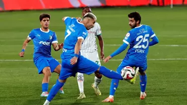 Konyaspor'un gol sevinci