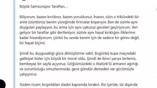 Samsunspor destek kampanyası