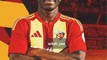 Yaw Ackah Kayserispor formasıyla