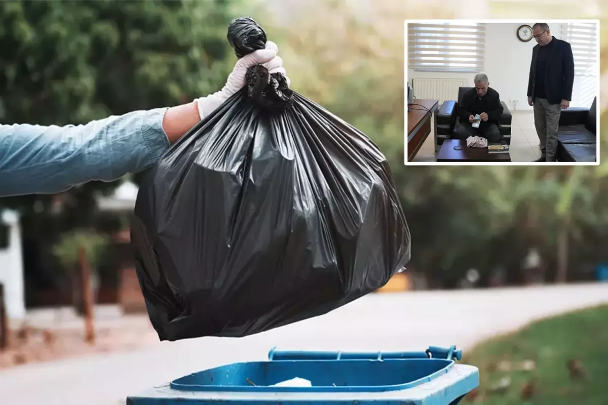 Gaziantep’te Esnaf 110 Bin TL’yi Çöp Poşetinde Buldu, Belediye Yardımıyla Bankaya Gitti