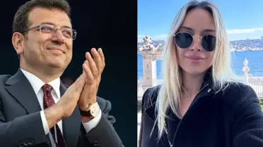 Taksim’de Derya Çayırgan ve Ekrem İmamoğlu'nun karşılaşması