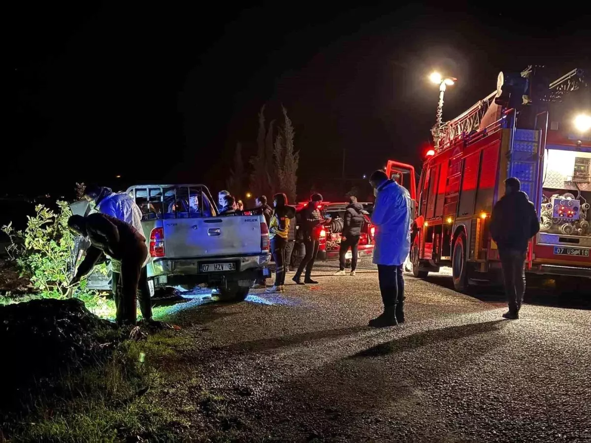 Gazipaşa’da Yanmış Ceset Olayı: 4 Şüpheli Gözaltına Alındı