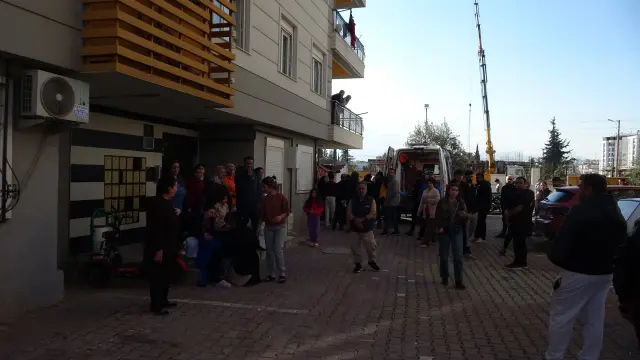 Polis ekipleri olay yerinde