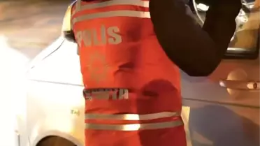 Operasyon sırasında polis ekipleri